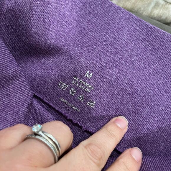 NVGTN Purple Contour Seamless Leggings Sz M - Picture 7 of 7